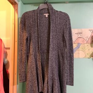 Dana Buckman gray cardigan